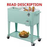 80 Qt Rolling Cart with Cooler