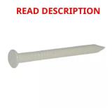 1-1/4 in Aluminum White Trim Coil Nails