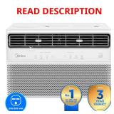 18,000 BTU Smart Window AC, 1,000 Sq Ft