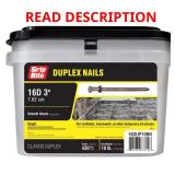 3 in. x 6-Gauge 16-penny Nails, Bright Steel