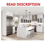 Elgin Designer Wall Cabinet 30x12x15 White