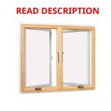 400 Series White Clad Window with Low-E