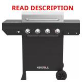 Nexgrill 4-Burner Propane Grill Black SS Lid