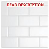 Skid Lot of Restore 3x6 Ceramic Subway Tile, Whit