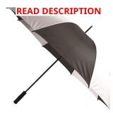 5 ft. Golf Umbrella in White and Black