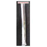 Shower door bottom vinyl sweep