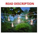 12-Light 12 ft G50 Bulb String Light