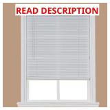 White Cordless 1 In Light Filter Blind 60x64