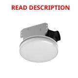 80/110 CFM Ceiling Exhaust Fan with LED