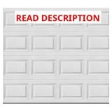 Classic Steel Short Panel 8 ft x 7 ft Non-Insulat