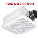 Radiance Series 80 CFM Ceiling Bath Fan Heater