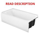 Mauicast 60 x 32 Rectangular Alcove Bathtub