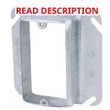 4 in. Metallic Square Device Cover for Device