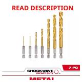 SHOCKWAVE Titanium Drill Set, 6-Piece