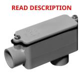 Sch. 40/80 PVC Conduit Body E986G-6-HD
