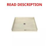 42x48in Alcove Barrier-Free Shower Pan