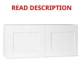 Shaker 36 x 24 x 18 Cabinet Satin White