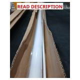 37.25" x 72" White Vinyl Shade (2)