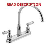 Foundations 2-Handle Kitchen Faucet in Chrome