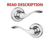 Balboa Chrome Passage Door Handle Closet