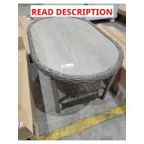 Wicker coffee table