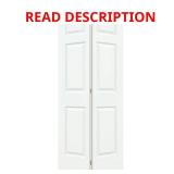 30x80 in. 6-Panel Primed Bi-Fold Closet Door