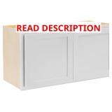 Quicklock RTA 30" Tall Wall Cabinets, White