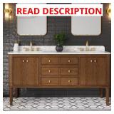 Collette 72in Double Sink Vanity with Top