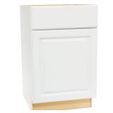 Hampton Satin White Base Cabinet 21x34.5x24