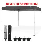 Dark Grey 10x10 Patented Pop Up Canopy Tent