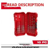 SHOCKWAVE Carbide Hammer Drill Bit Set