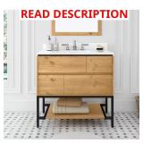 Ventford 36 in. Single Sink Vanity with Top