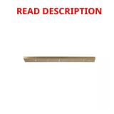 36 in. 3-Light Satin Brass Linear Canopy