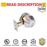 Universal Hardware Deadbolt, Satin Chrome