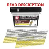 3-1/4 in. x 0.131 in. 21  Nails, 1000/Box