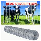 Cattle Fence 6ft x 100ft, Galvanized Fence