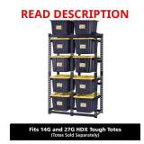 Husky 10-Tote Metal Storage Rack