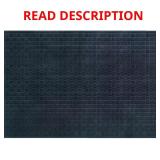 Black 48x72 in. Recycled Rubber Door Mat