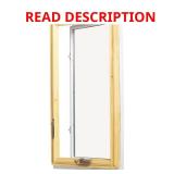 White Casement Window, Pine Interior, Right
