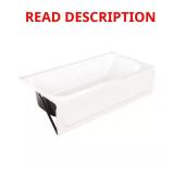 Aloha Plus 60x32 in. Soaking Bathtub White