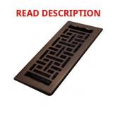 Case of Decor Grates 4x10 Artisan Steel HVAC Regi