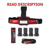 Milwaukee 600 lm Head Lamp - MISSING charger