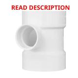DWV PVC Sanitary Tee Reducing Fitting 2x1.5x1.5