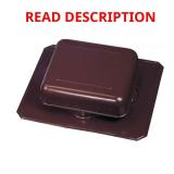 NFA Aluminum Square-Top Roof Vent, Brown