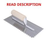 Box Lot: 1/4 in. Flat Top V-Notch Wood Trowel