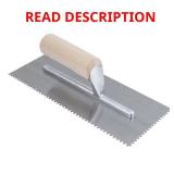 Pro Wood Flooring Trowel with Wood Handle