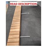 Brown Wooden Landscape Edging, 8 Pieces