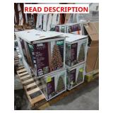 SKID LOT: ASSORTED CHRISTMAS TREES(4xBID)