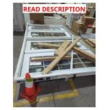 SKID LOT: Exterior Door and Mini Blinds