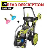 3000 PSI 1.1 GPM Electric Pressure Washer